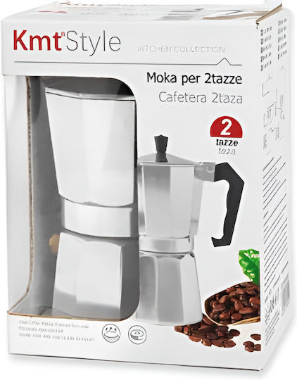 Coffee maker Electric Stovetop Espresso Pot for Silver