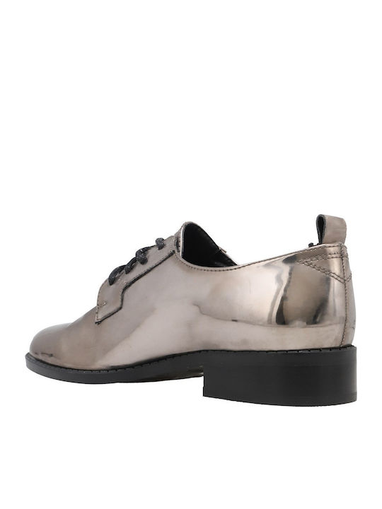 Henley3 Damen Oxfords in Silber Farbe