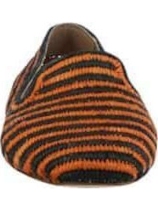 Women's Loafers in Orange Color