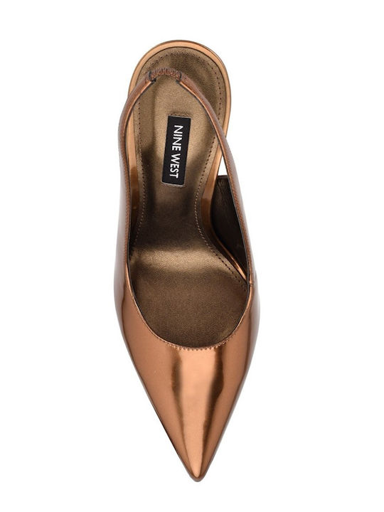 Slingbacks Feather3 Feather3 Γόβες με Ψηλό Τακούνι Καφέ