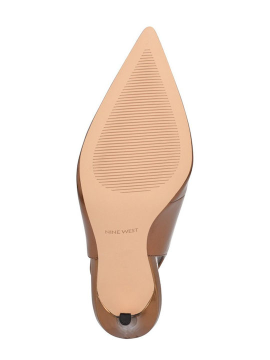 Slingbacks Feather3 Feather3 Γόβες με Ψηλό Τακούνι Καφέ