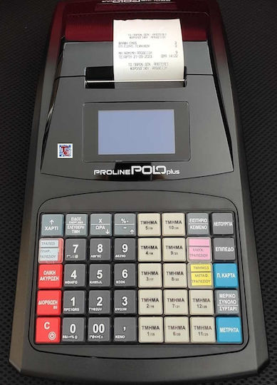 Ταμειακή Μηχανή Proline Polo Plus Εστιατορίου Χωρίς Μπαταρία Λευκό Proline