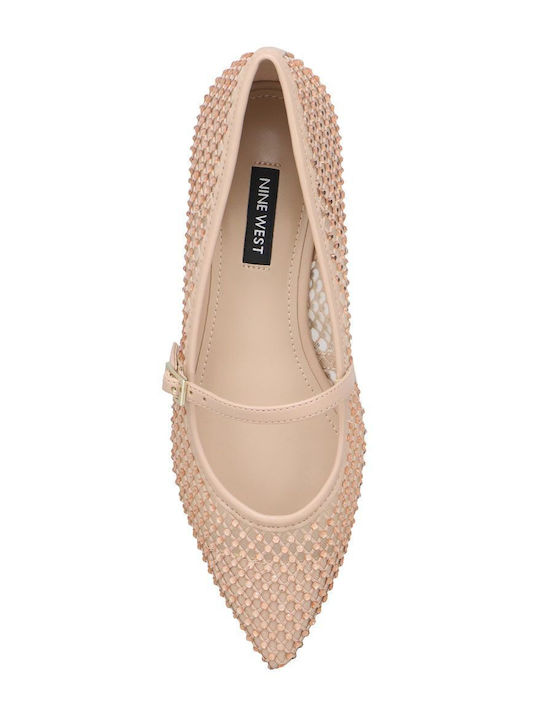 Synthetic Leather Ballerinas Bray2 Beige