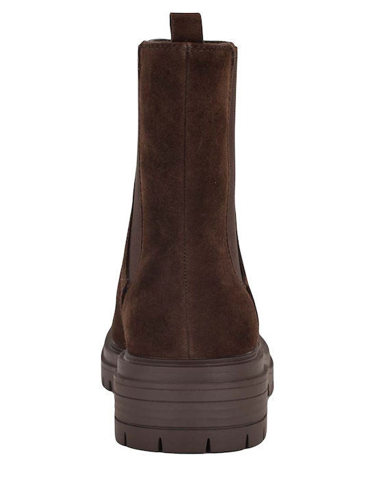 Saleema Suede Women's Ankle Boots Brown