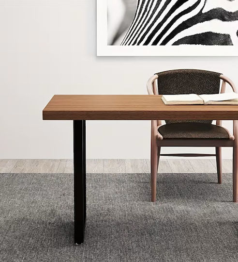 Finetto Метален Крак За Мебели с Нивелиращ Винт Подходящ За Маса / Маса За Кафе Бял