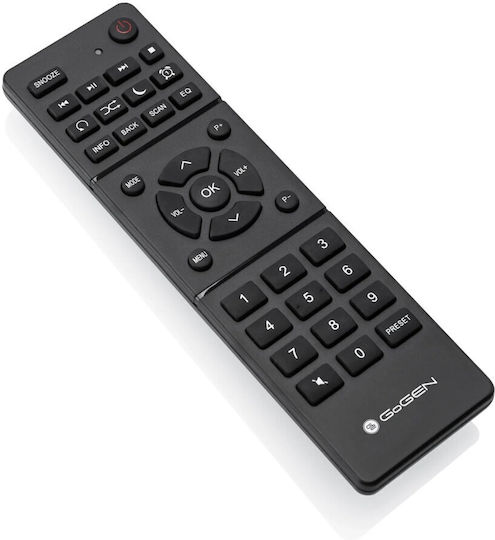 GoGEN IR 257 Επιτραπέζιο Ραδιόφωνο Ρεύματος DAB+ με Bluetooth και USB Ασημί