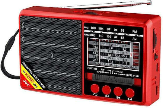 FOX385095 Solar cu Bluetooth și USB Roșu