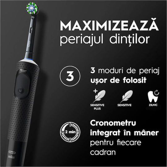 Oral-B Vitality Pro Periuță de dinți electrică cu Temporizator Negru