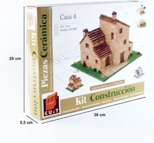 Block Cuit Παιχνίδι Κατασκευών Κεραμικό 3d Ceramic Model Kit
