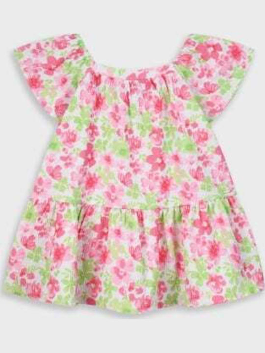 Children's Dress Short Sleeve Floral Floral