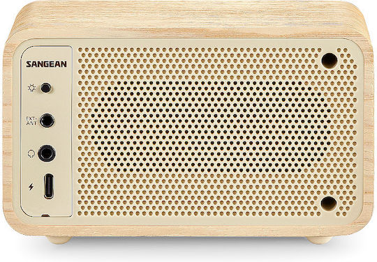 Sangean WR-8 Φορητό Ραδιόφωνο Επαναφορτιζόμενο με Bluetooth Λευκό