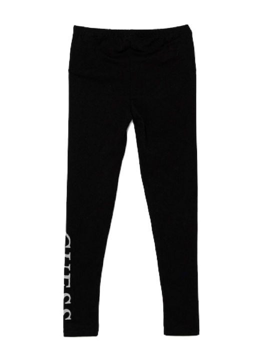 Guess Kinder Leggings Lang Schwarz