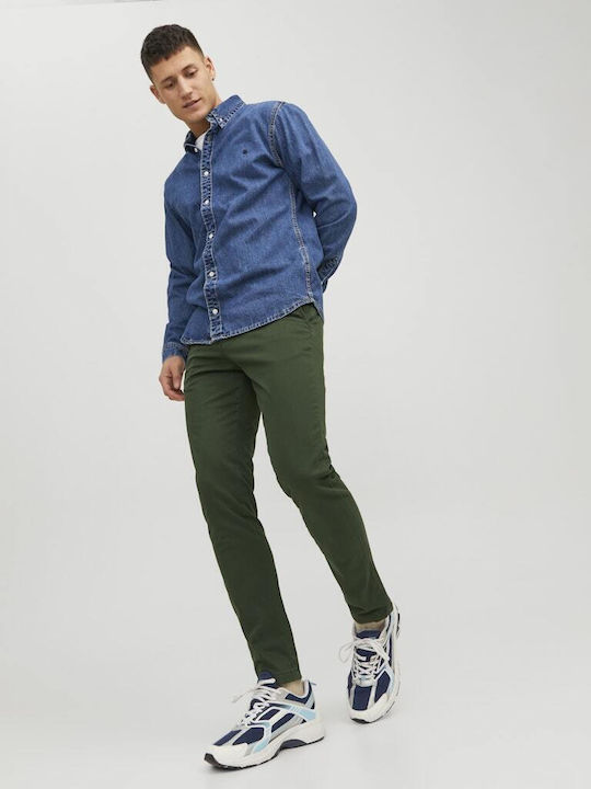 Marco Trousers Chino Elastic in Slim Fit Rosin