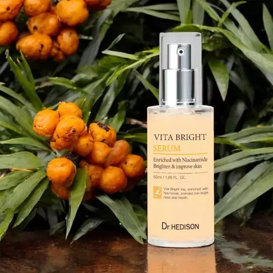 Dr Marcus Serum Calmante și Anti-îmbătrânire pentru Față cu Vitamina C și Niacinamidă pentru Detoxifiere și Strălucire 50ml