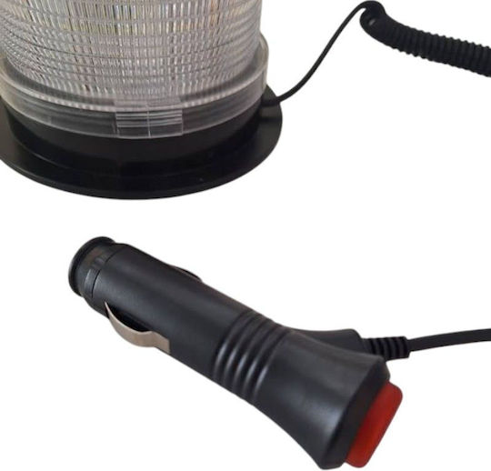 Φάρος Αυτοκινήτου LED 10 - 30V 9cm με Κόκκινο Φωτισμό
