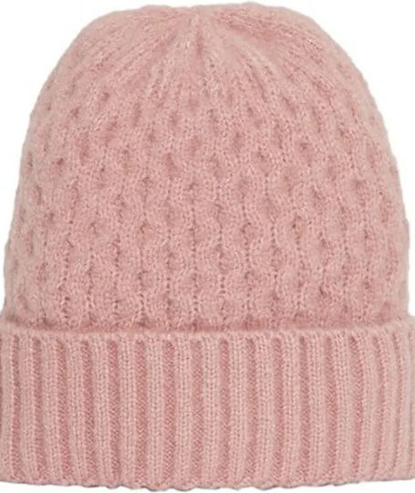 Beanie Frauen Beanie Gestrickt in Rosa Farbe