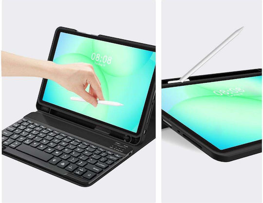 Tech-Protect SC Pen + Tastatur Galaxy Tab A9+ A11+ Plus 11.0 X210 X215 X216 X230 X235 X236 Schwarze