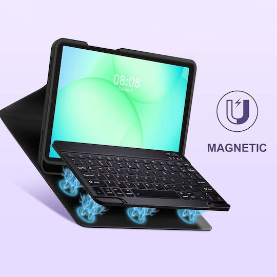Tech-Protect SC Pen + Tastatur Galaxy Tab A9+ A11+ Plus 11.0 X210 X215 X216 X230 X235 X236 Schwarze