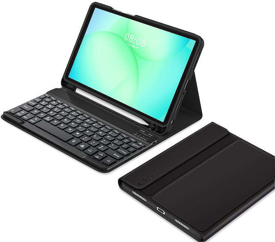 Tech-Protect SC Pen + Tastatur Galaxy Tab A9+ A11+ Plus 11.0 X210 X215 X216 X230 X235 X236 Schwarze