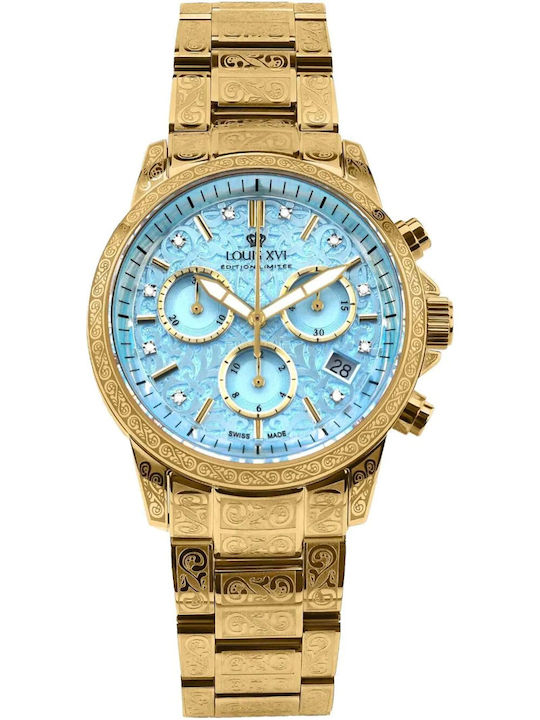 Louis XVI Watch Battery with Metal Bracelet Louis XVI Watch Battery with Metal Bracelet