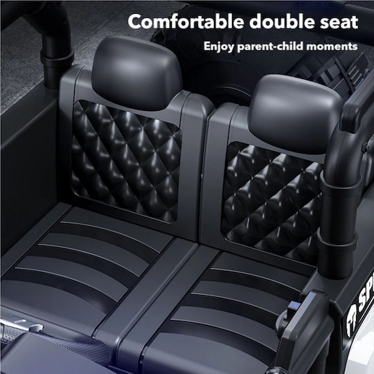 Wrangler Rubicon Doppelsitzer mit Fernbedienung 12 Volt Blau