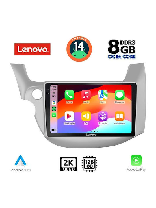 Lenovo Car Audio System for Honda Jazz 2008-2012 with Touch Screen 10" Bluetooth USB Wi-Fi GPS Apple CarPlay Android Auto Lenovo SSR 10211 CPA