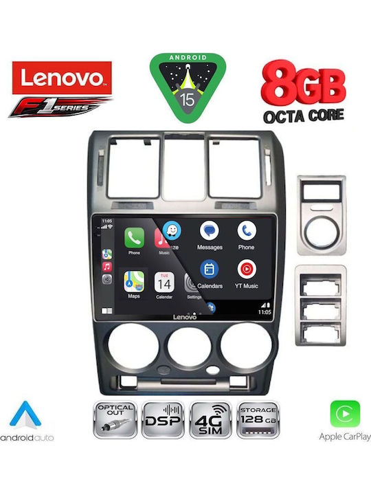 Lenovo Car Audio System for Hyundai Getz 2002-2011 (Bluetooth/USB/WiFi/GPS/Apple-Carplay/Android-Auto) with Touch Screen 9"