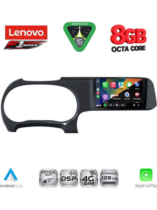 Lenovo Car Audio System for Hyundai i10 2020 (Bluetooth/USB/WiFi/GPS/Apple-Carplay/Android-Auto) with Touch Screen 9"