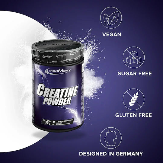 IronMaxx Creatine Powder Μονοϋδρική Κρεατίνη Unflavoured 750gr