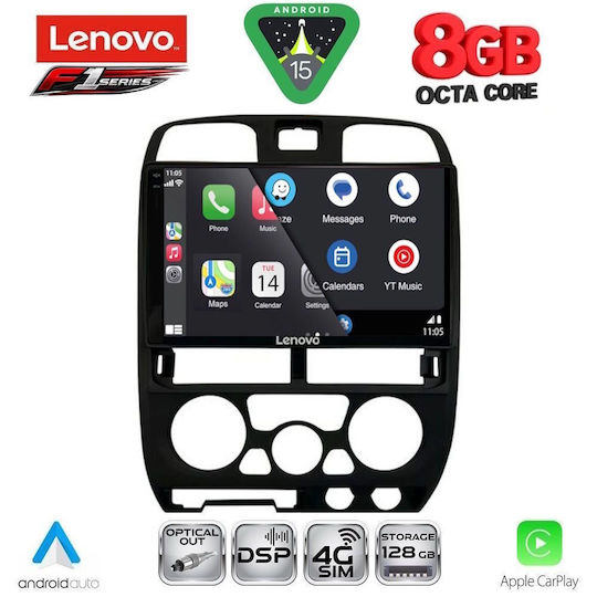 Lenovo Car Audio System Isuzu D-Max 2002-2008 (Bluetooth/USB/WiFi/GPS/Apple-Carplay/Android-Auto) with Touch Screen 9"