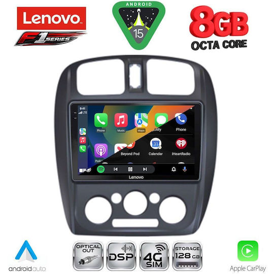 Lenovo Ηχοσύστημα Αυτοκινήτου για Mazda 323 1998-2004 (Bluetooth/USB/WiFi/GPS/Apple-Carplay/Android-Auto) με Οθόνη Αφής 9"