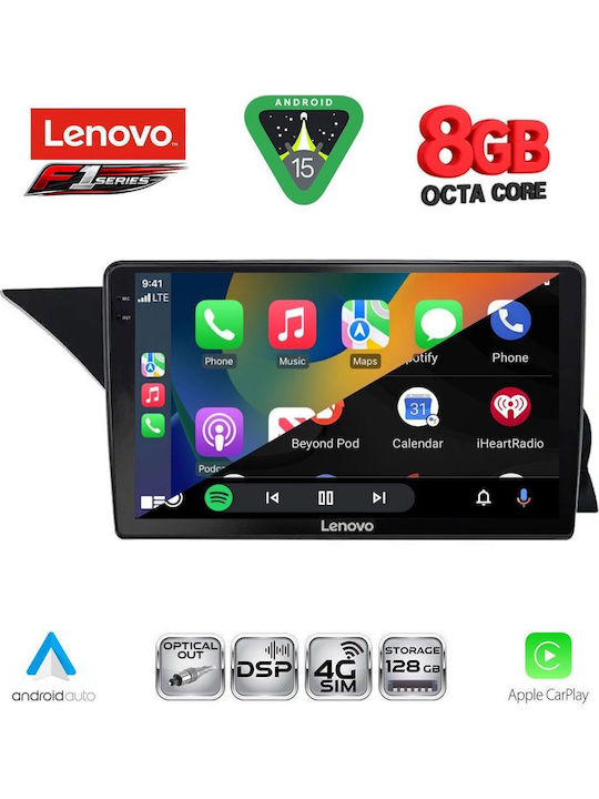 Lenovo Car Audio System for Mercedes-Benz GLK 2008-2012 (Bluetooth/USB/WiFi/GPS/Apple-Carplay/Android-Auto) with Touch Screen 9"