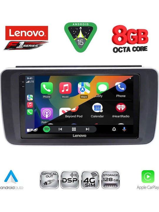 Lenovo Car Audio System for Nissan Leaf 2018 (Bluetooth/USB/WiFi/GPS/Apple-Carplay/Android-Auto) with Touch Screen 9"
