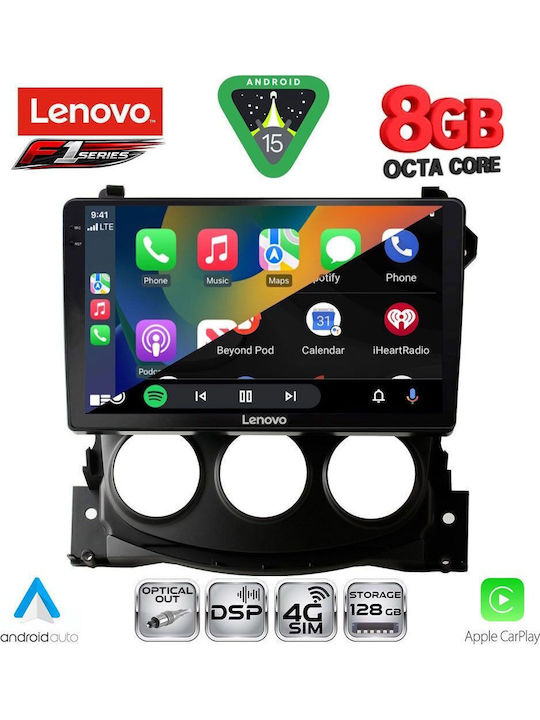 Lenovo Car Audio System for Nissan 370Z 2009-2012 (Bluetooth/USB/WiFi/GPS/Apple-Carplay/Android-Auto) with Touch Screen 9"