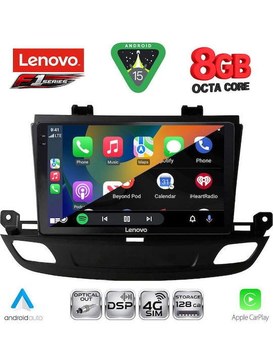 Lenovo Car Audio System for Opel Insignia 2018 (Bluetooth/USB/WiFi/GPS/Apple-Carplay/Android-Auto) with Touch Screen 9"