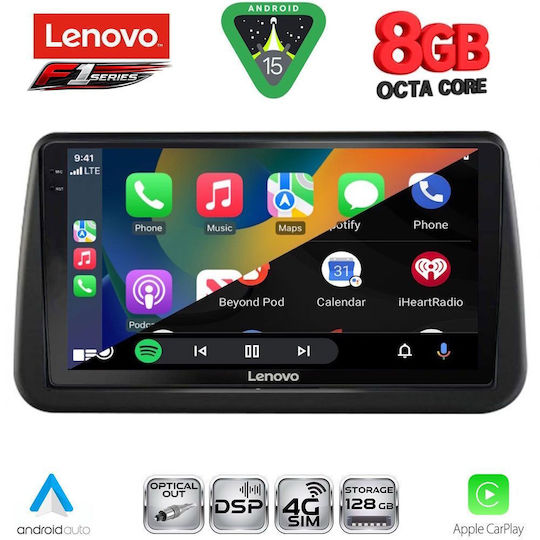 Lenovo Car Audio System for Opel Meriva 2010-2017 (Bluetooth/USB/WiFi/GPS/Apple-Carplay/Android-Auto) with Touch Screen 9"