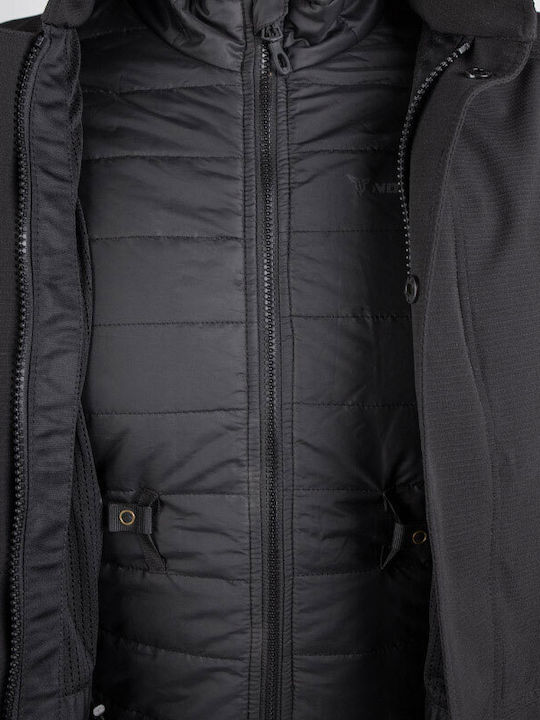Nordcode Bolzano Laminated Men's Motorcycle Jacket 4 Seasons Waterproof Black
