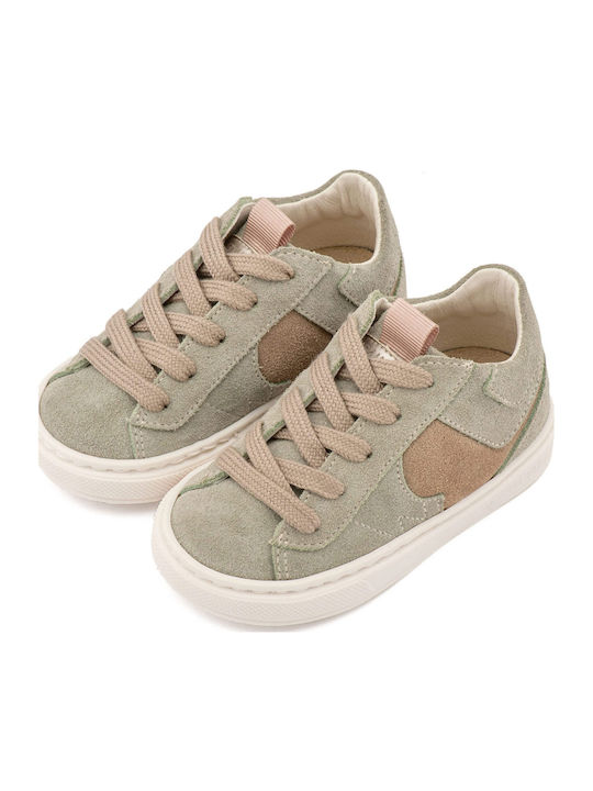 Babywalker Βαπτιστικά Δερμάτινα Sneakers Πράσινα