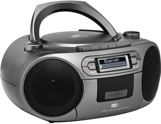 Ecg Cdr 990 Dab Sistem Audio 2 X 2 W Rms Radio Fm Usb CD Player MP3 Casetofon Gri