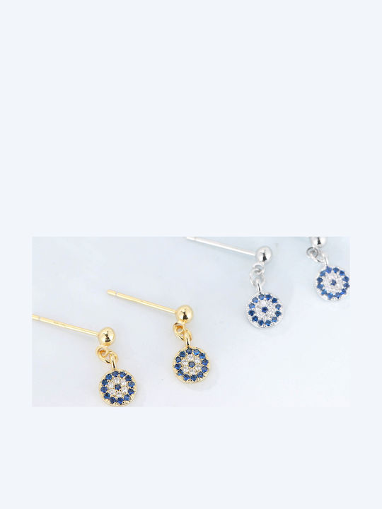 Single Earring made of Silver with Stones