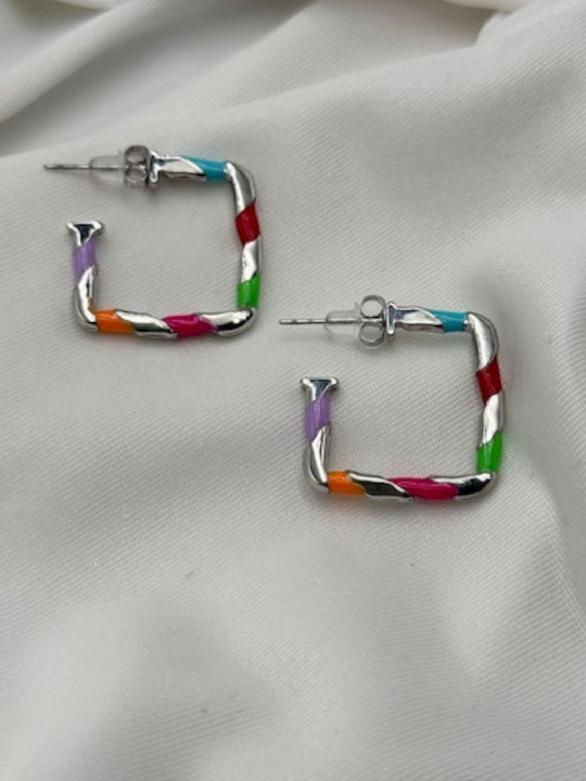Earrings Hoops made of Steel