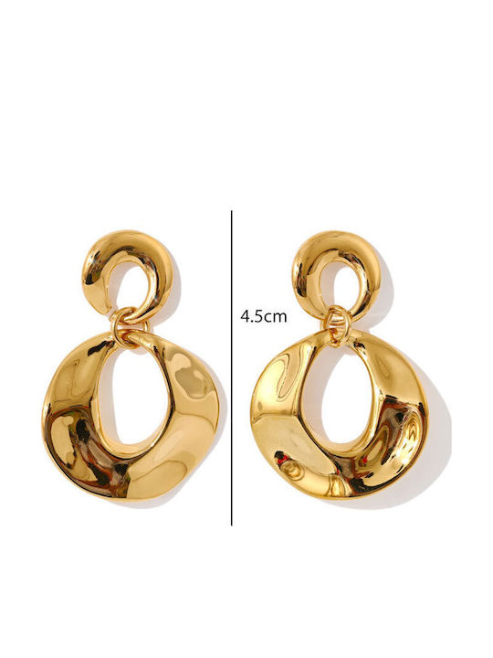 Awear Earrings made of Steel Gold Plated
