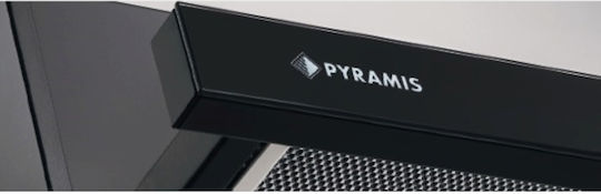 Pyramis PTC63413BG Sliding Vent Hood 60cm Black