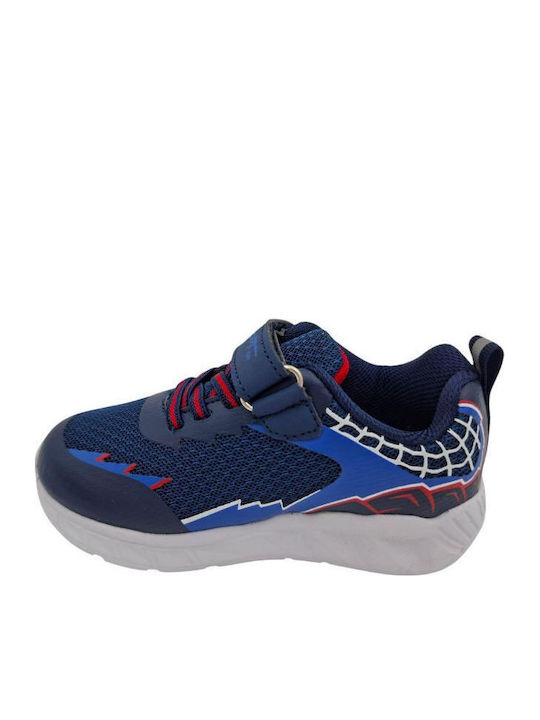 Παιδικά Sneakers με Φωτάκια Μπλε