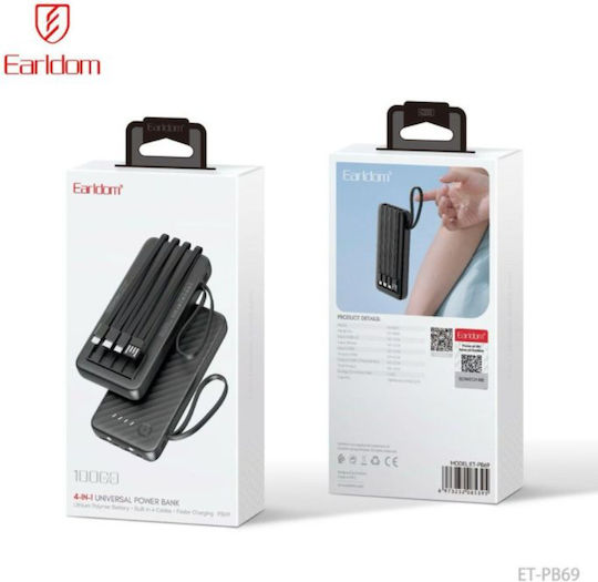 Earldom ET-PB69 Power Bank 10000mAh