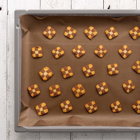 Nostik Non-Stick Baking Sheet Oven Multi-Purpose 33x40cm Brown