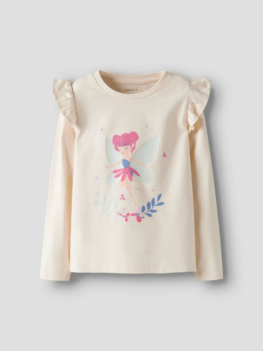 Kids' Shirt Long Sleeve Beige