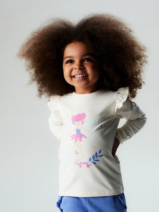 Kids' Shirt Long Sleeve Beige