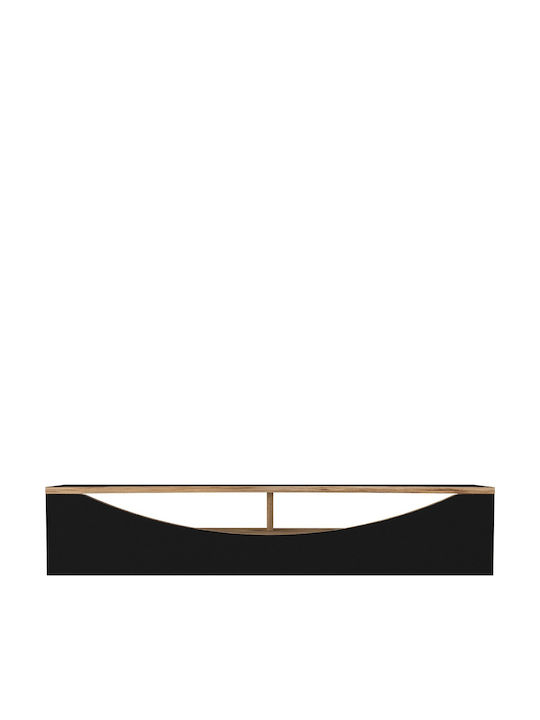 TV Stand Gieza Black 120x29.6x23.8cm