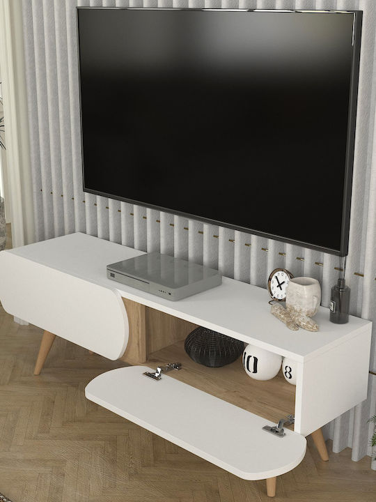 Stand TV Elody Ecru L120xA31.7xÎ42cm